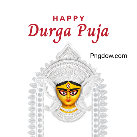 Durga Puja Durga Ashtami Navaratri, text png for free