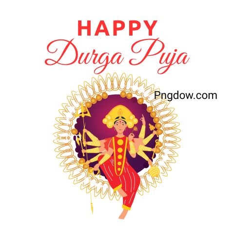 Durga Puja Durga Ashtami Navaratri, text png, Dussehra, holidays image