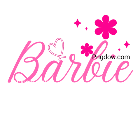 barbie text png free