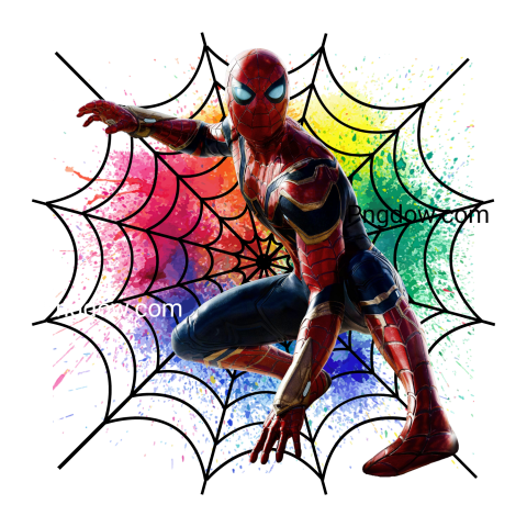 Spider Man, SpiderMan png, watercolor design, clipart, cartoon character, Superhero, Avengers, sublimation image, transparent background, high quality