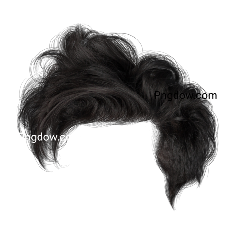 black hair png