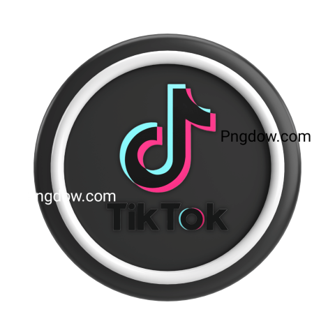 tiktok coin, tiktok logo, tiktok, tik tok, symbol, 3d icon, png