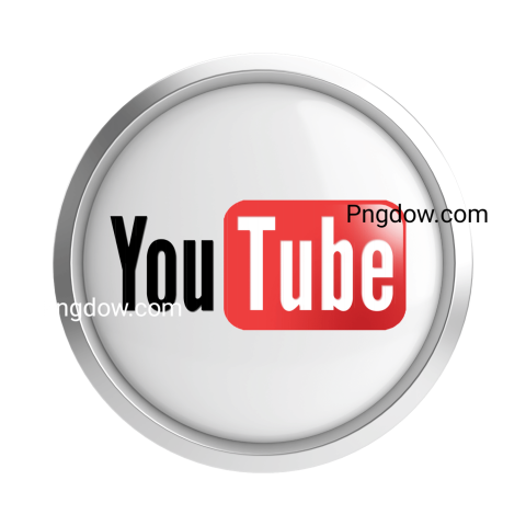 3D youtube logo png free