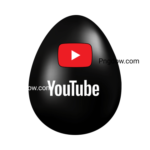 youtube black logo png free