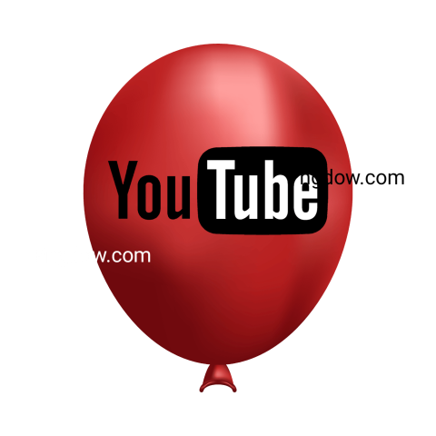 youtube balloon design logo png