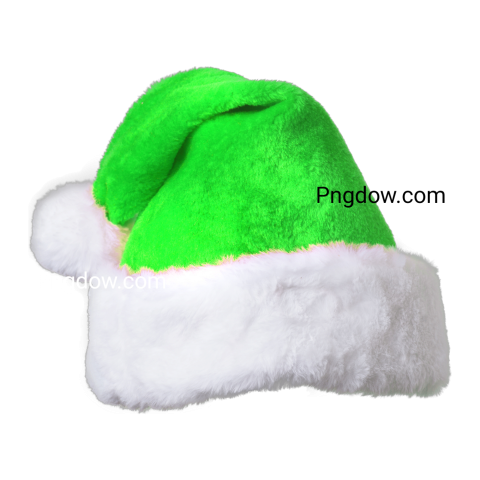 green santa hat png