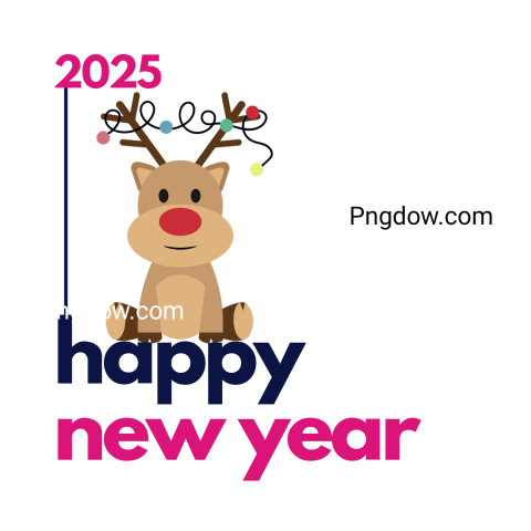 happy new year 2025 Christmas png