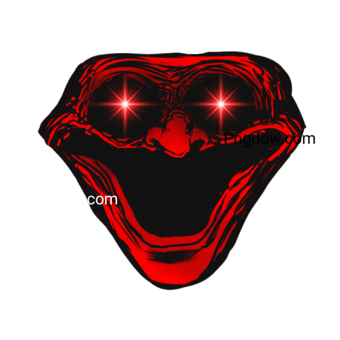 troll face red clipart