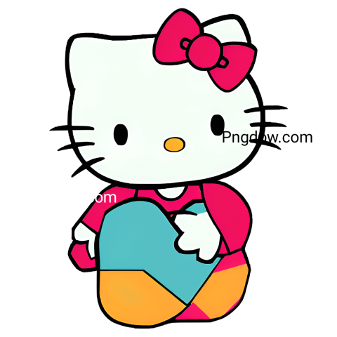 hello kitty character svg