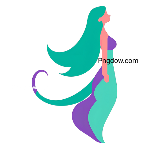 mermaid svg vector transparent