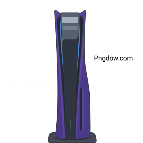 A sleek purple and black electric shaver, designed for precision grooming, displayed against a transparent background