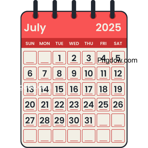 July calendar 2025