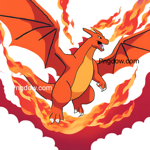 vibrant collection of fire type Pokémon in a dynamic design, showcasing their fiery attributes in SVG and PNG formats