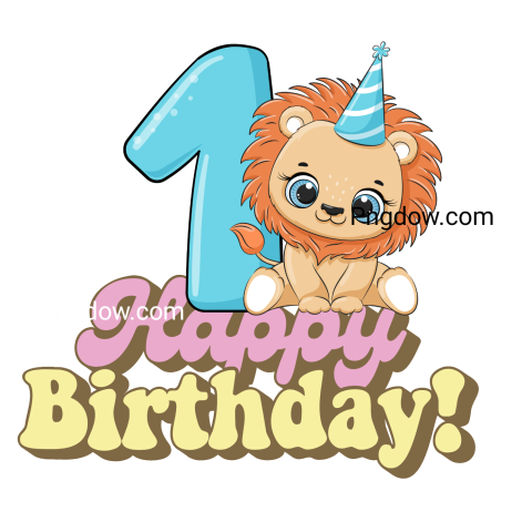 1st birthday banner png, 1st birthday clipart png