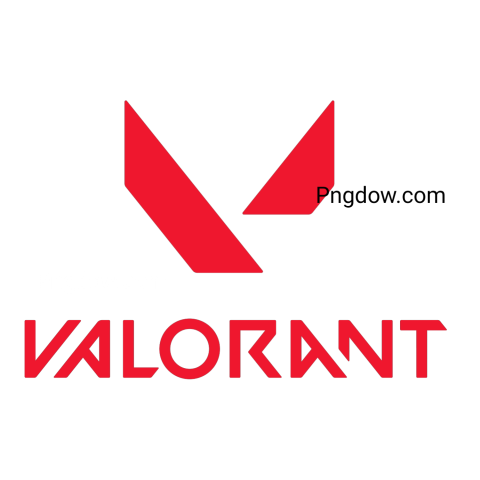 valorant logo png red