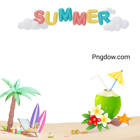 summer png background for free