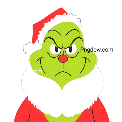 A mischievous Grinch grinning widely, embodying the spirit of mischief from How the Grinch Stole Christmas