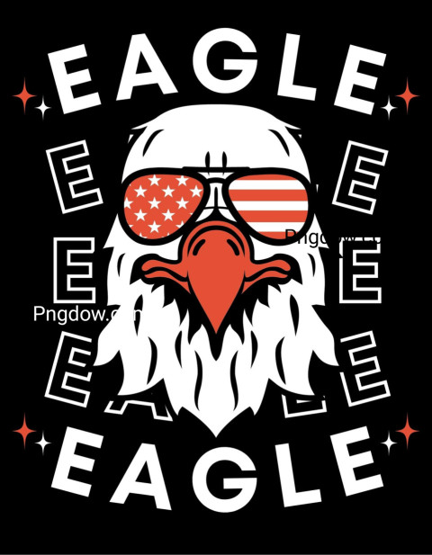 Red and Black Modern Eagle T shirt Digital Download, Free