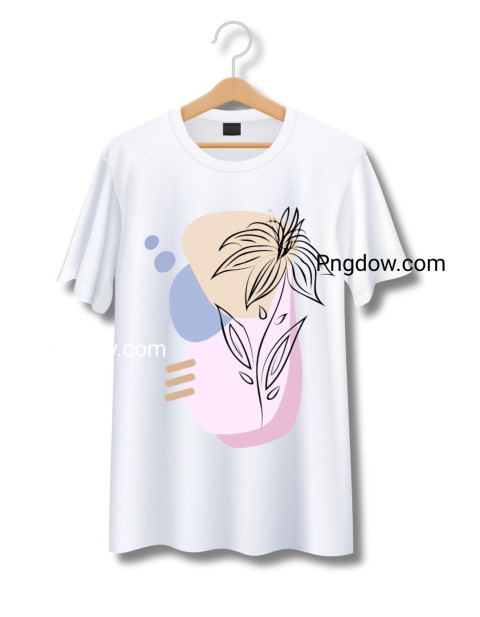t shirt print flower
