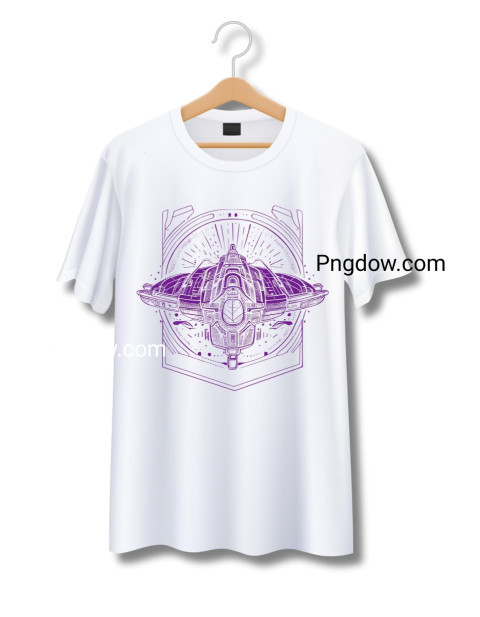 Spaceship T Shirt Design