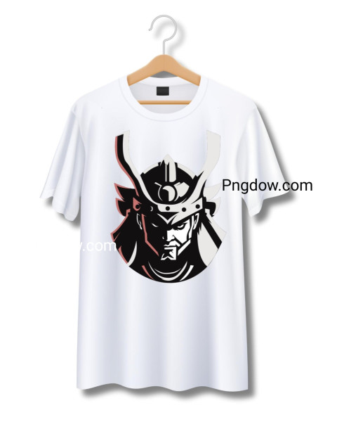Japanese themed Samurai Logo, T Shirt Design