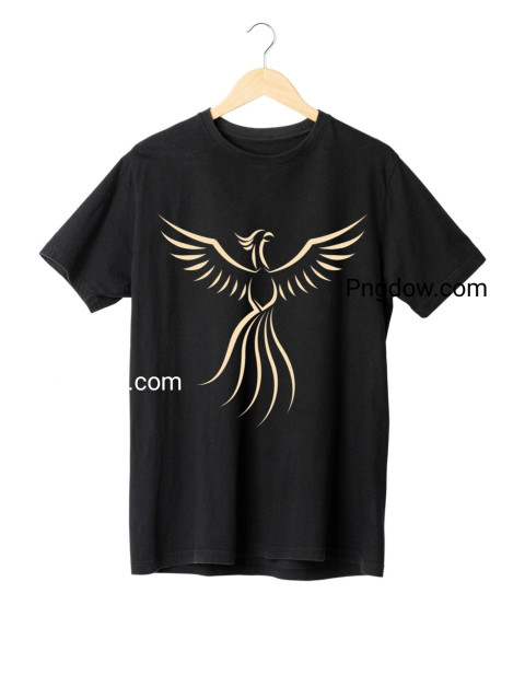Black and white line art of the flying phoenix Good use for symbol mascot icon avatar tattoo T Shirt design logo or any design