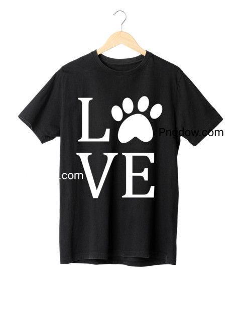 Love t shirt design for dog lovers