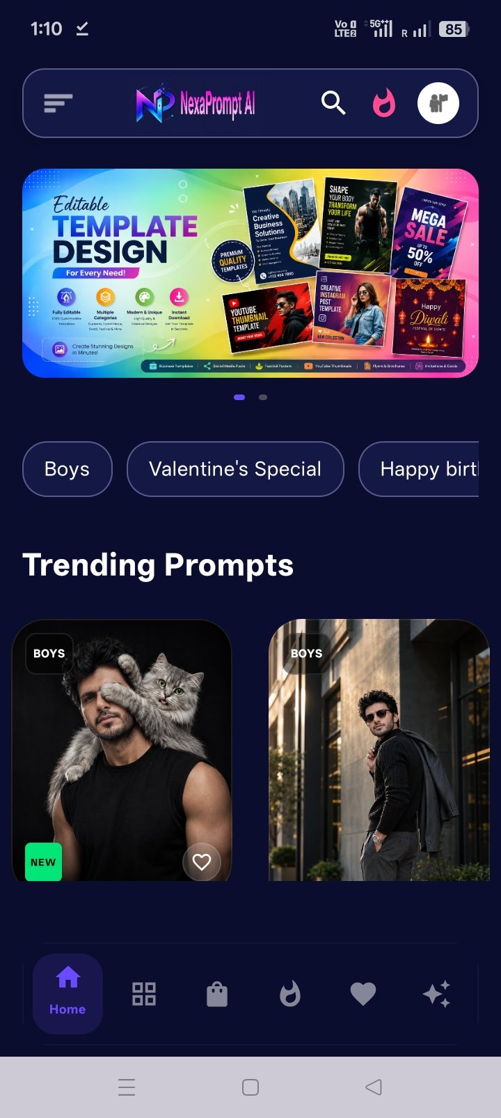 Nexa Prompt AI App