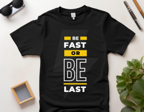 Black & Yellow Modern Motivation Quotes T Shirt