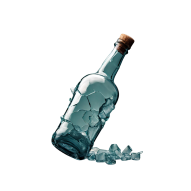 Broken bottle PNG image with transparent background, broken bottle png (34)