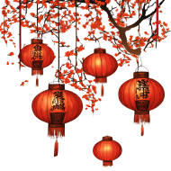 Celebrate Chinese New Year with Beautiful Lunar Red Plum Lantern Patterns   Download PNG Transparent Images