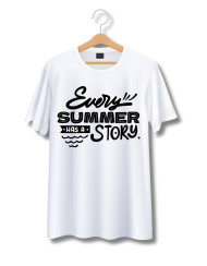 Every summer hand lettering typography design T shirt design