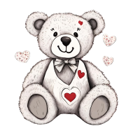 Get Your Free Transparent Valentine's Day Teddy Bear PNGs