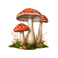 High Quality Mushroom PNG Image with Transparent Background for Versatile Use