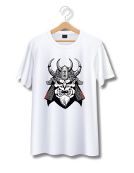 Japanese themed Samurai Logo T Shirt Design