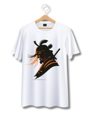 Japanese themed Samurai Logo T-Shirt Design download