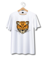 Leopard Cartoon Print for T Shirt
