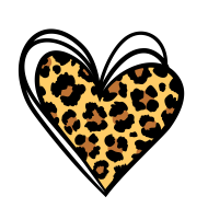 Leopard Print Heart, transparent Background, free vector - Photo #9106 ...