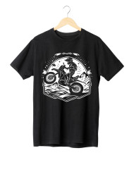 Motocross Silhouette Fit for T Shirt Design