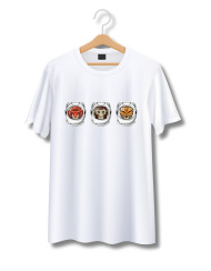 Wild Animals Heads Cartoon t-shirt design