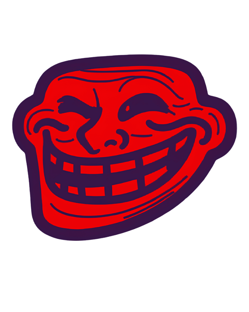 Classic troll face png
