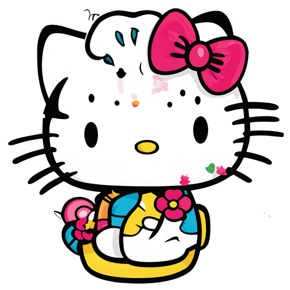 Cute hello kitty wallpaper in png clipart format free to download