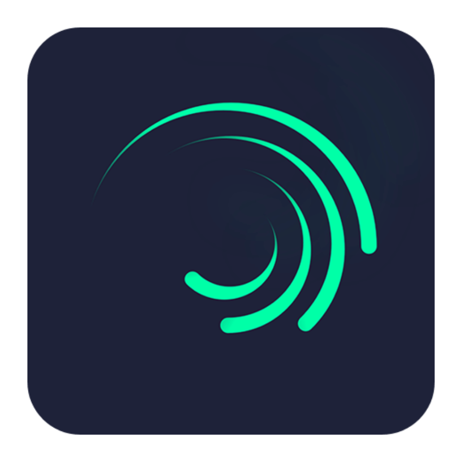 Rounded square alight motion logo Rounded square alight motion logo premium asset