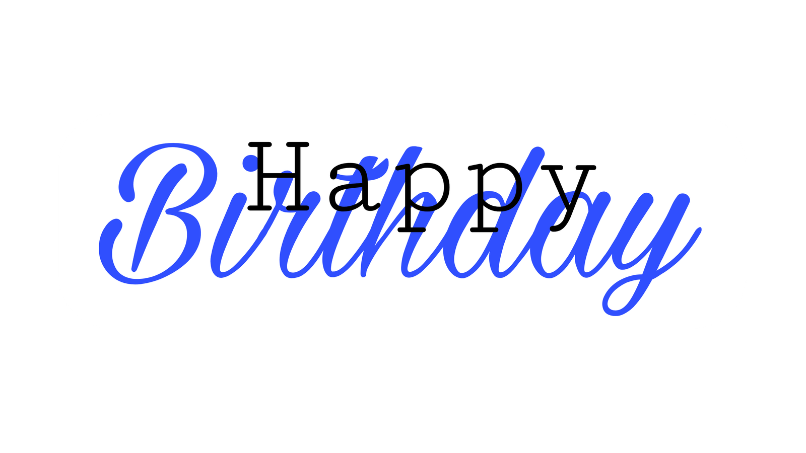 Happy birthday lettering premium asset