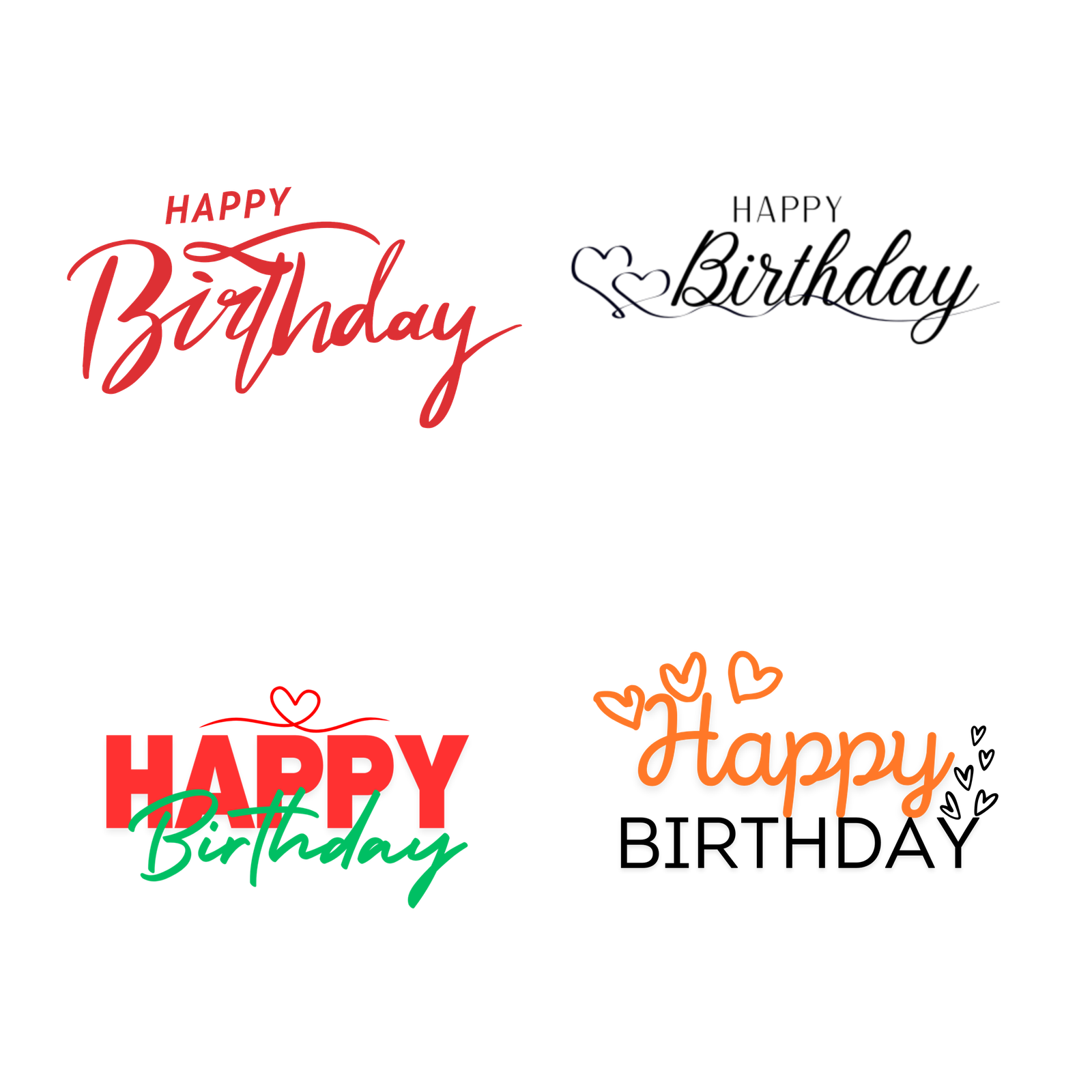 Happy birthday text messages premium asset