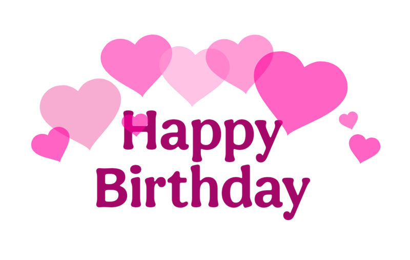 Happy birthday text premium asset