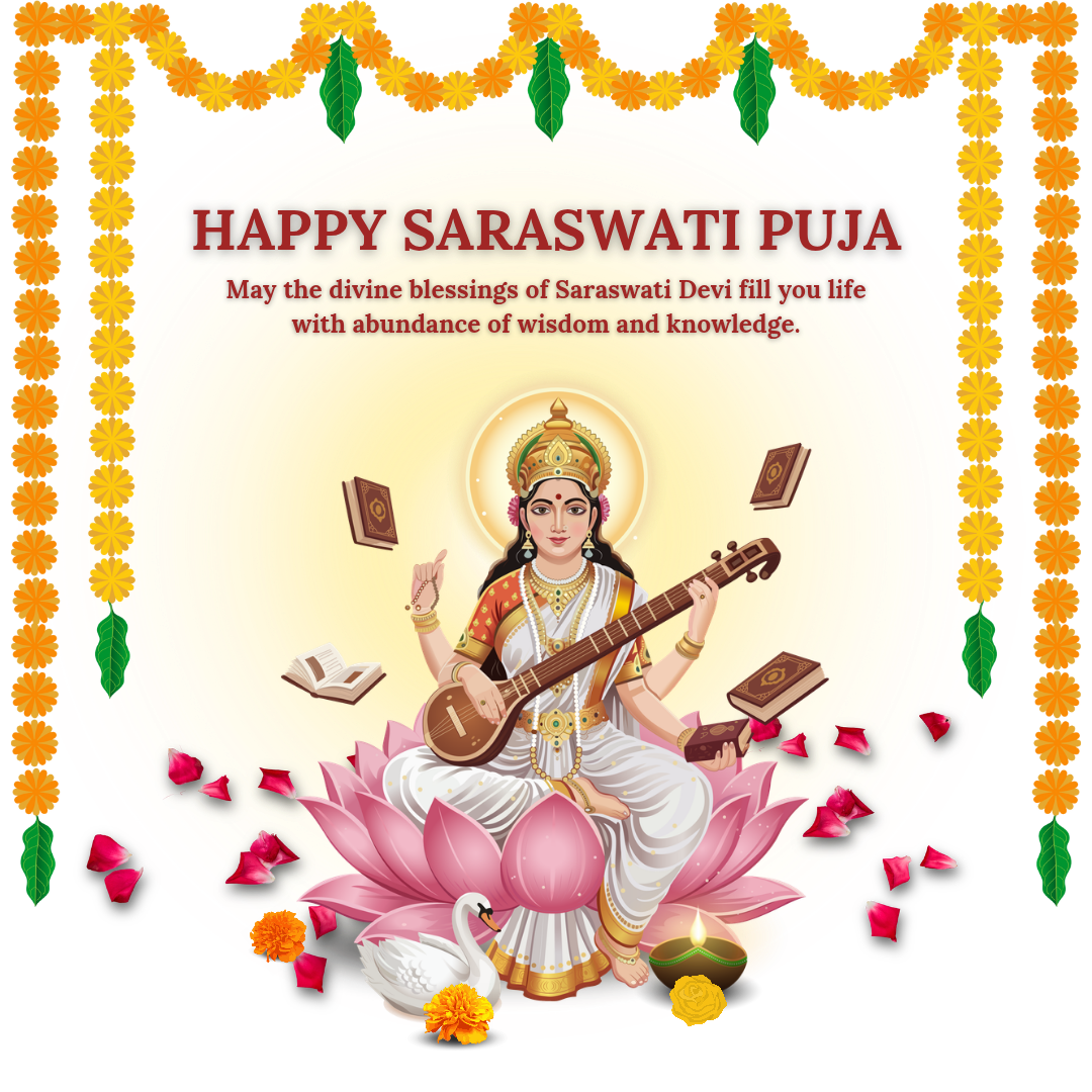 Saraswati puja image download