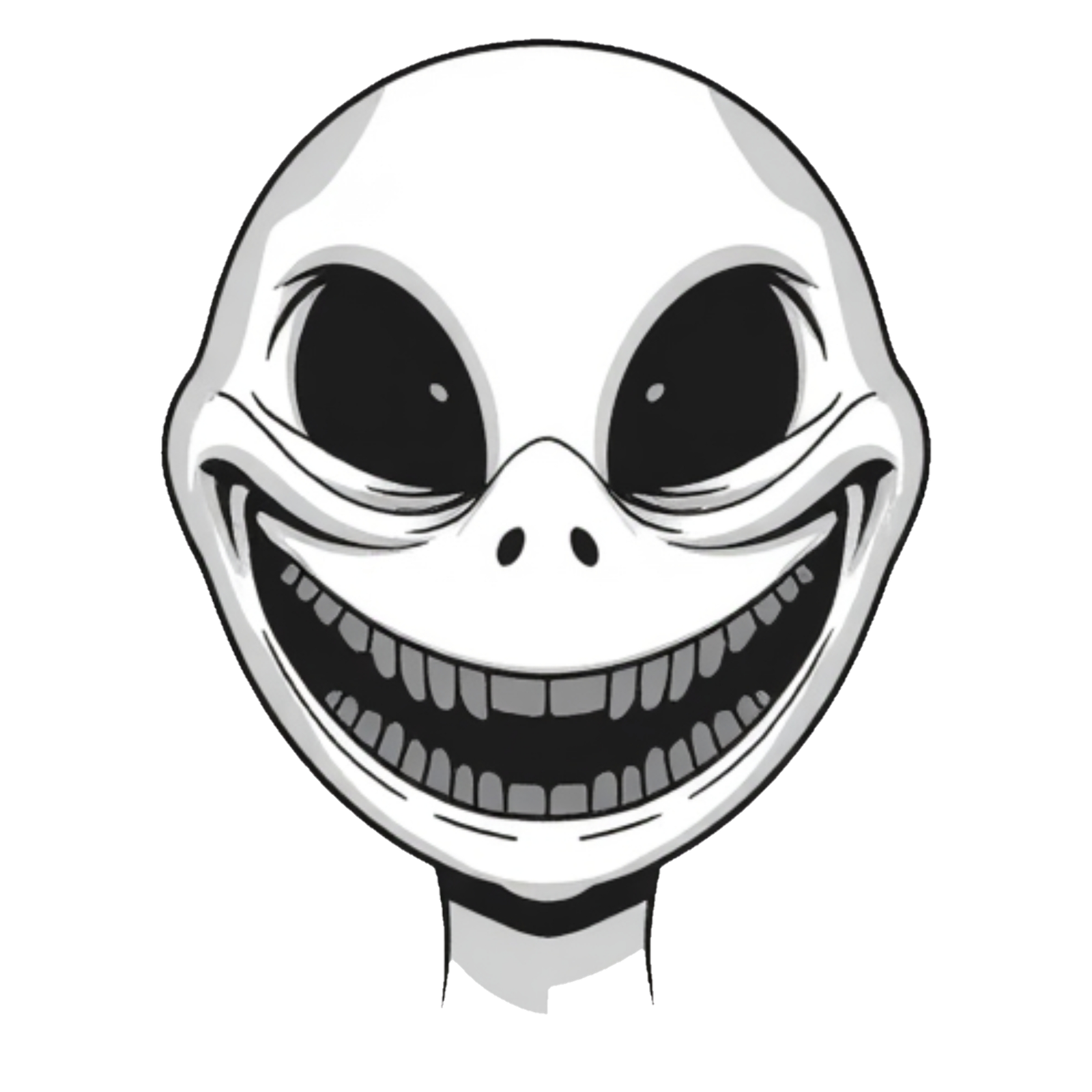 Troll face png image – Flat Design