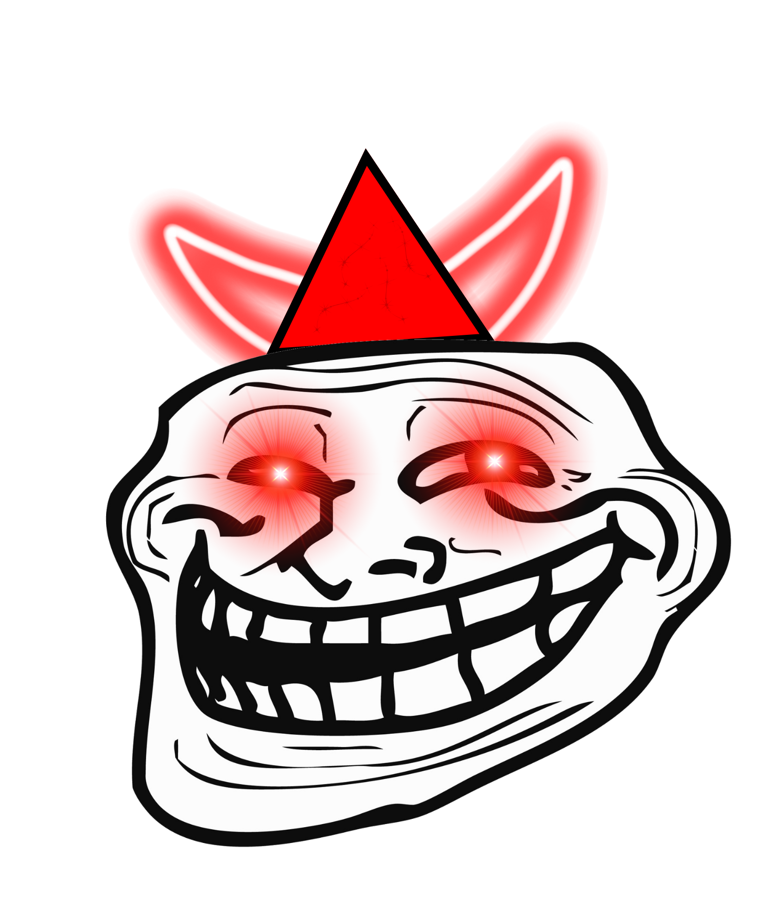 Troll face transparent png meme