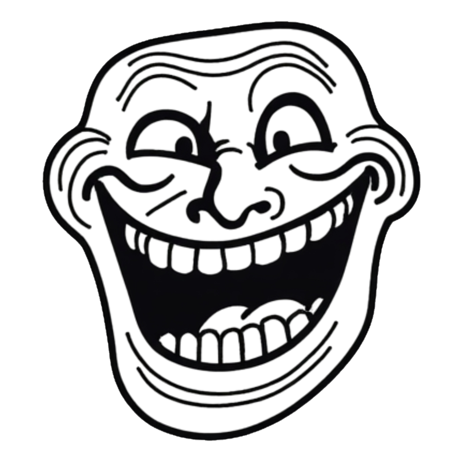 Happy troll face png